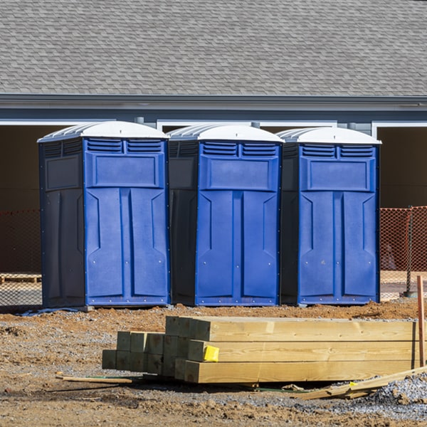 is there a specific order in which to place multiple portable restrooms in Preston WI